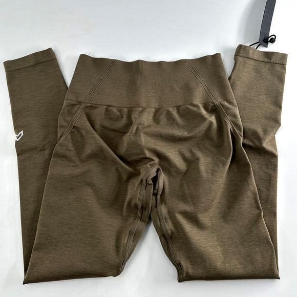 Oner Active Moss Brown Effortless Seamless Leggings Size S - Picture 5 of 8